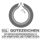 Epoxy-dickbeschichtete Armatur nach GSK-Richtlinien